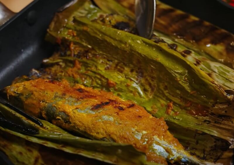 ikan bakar dah masak