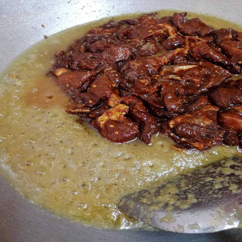 masak daging hitam