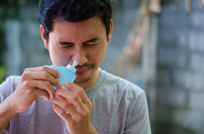 Cara Hilangkan Hidung Tersumbat sedut air dlm hidung