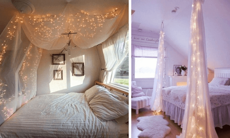 lampu bilik tidur kelambu