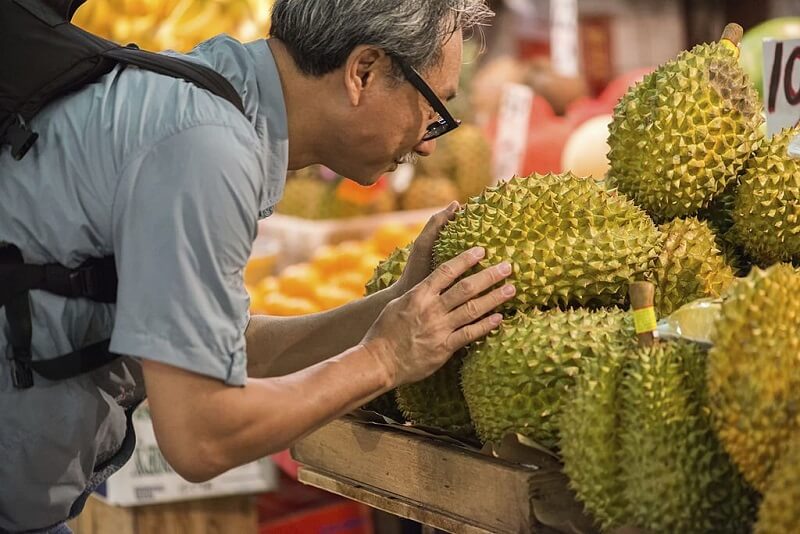 cara pilih durian tgk bau