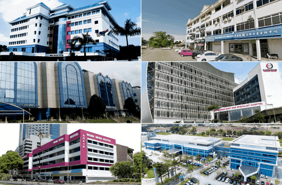 hospital bersalin swasta di negeri Johor