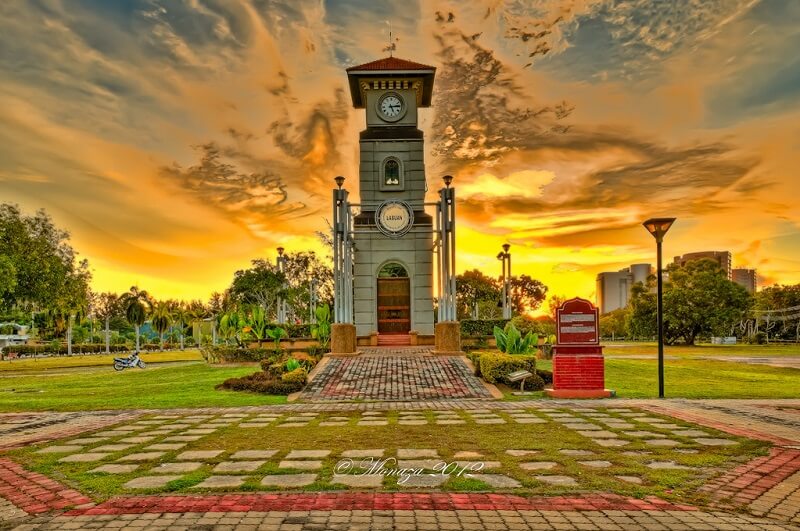 Labuan Clock Tower, tempat menarik di Labuan