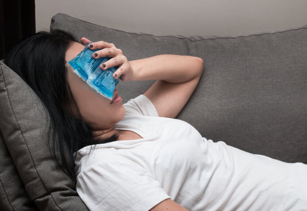 petua hilangkan migrain dengan ais