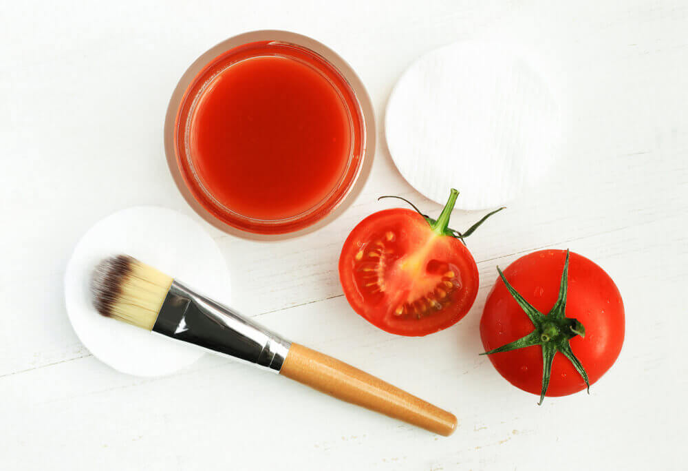 cara hilangkan jerawat pasir dengan tomato