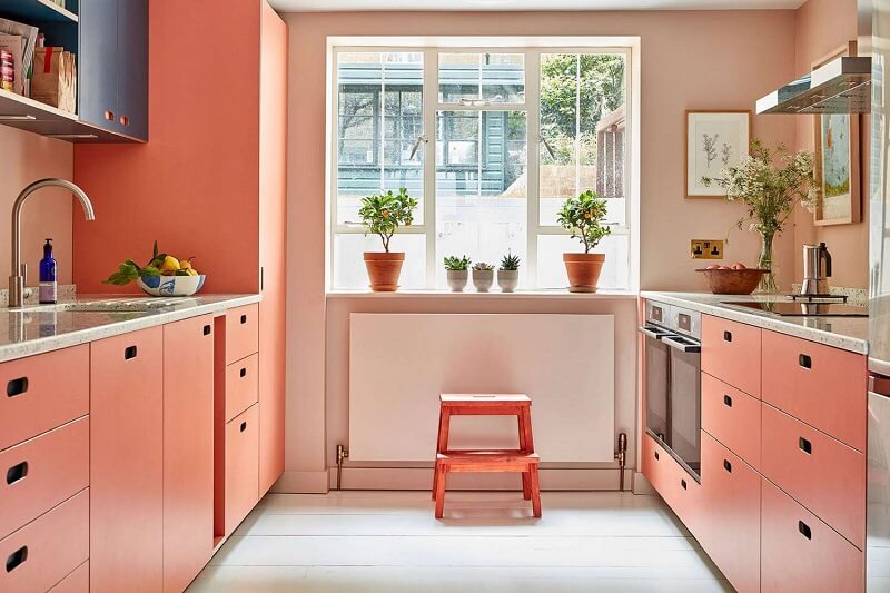 warna kabinet dapur yang cantik