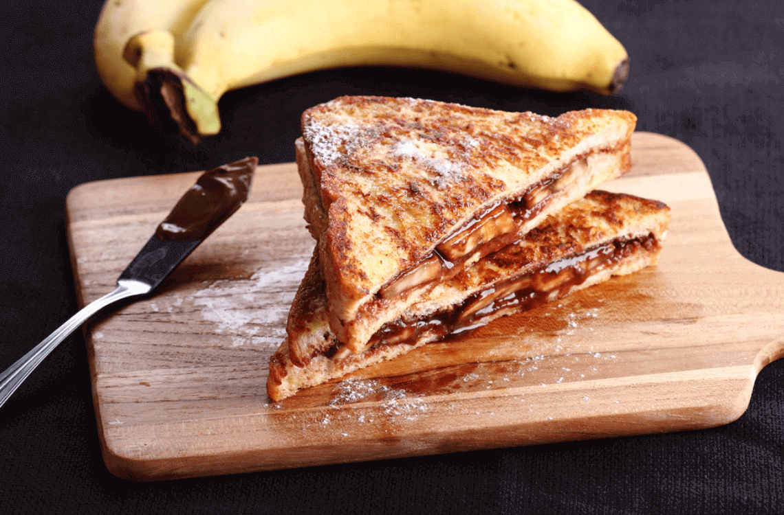 Resepi French Toast Pisang Mentega Kacang Coklat Confirm Sedap 8221