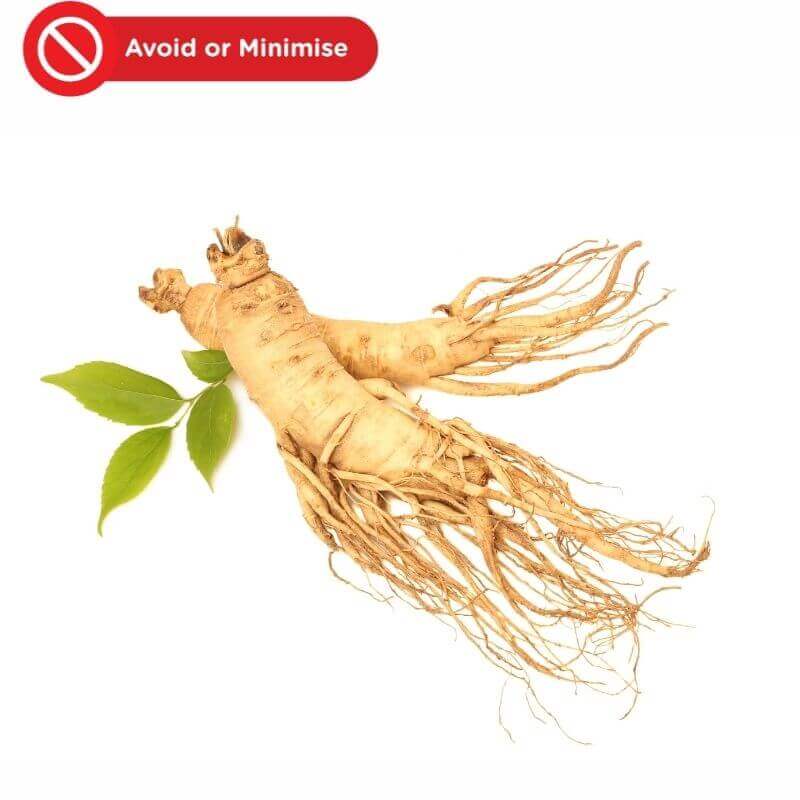 Ginseng - herba bahaya untuk anak