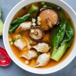 Cendawan Shiitake dan Sup Bok Choy