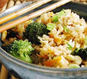 Nasi Goreng Brokoli dan Cendawan