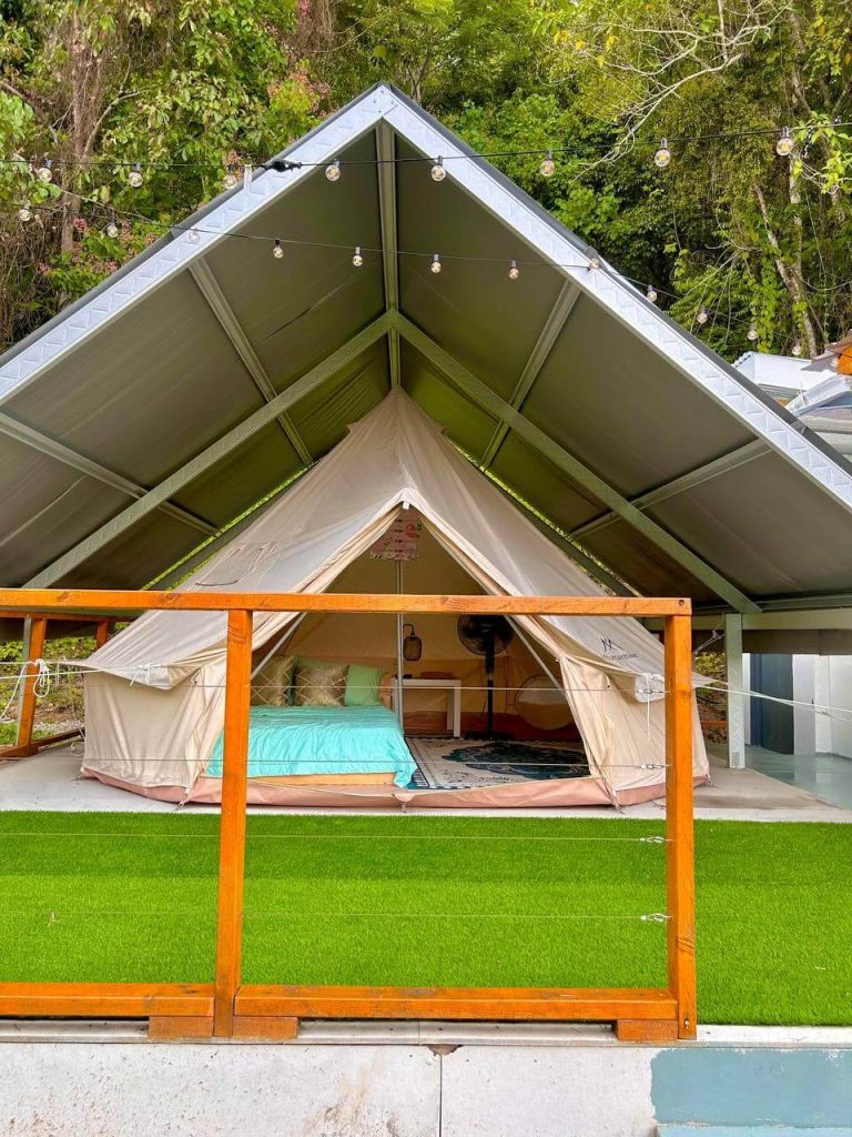 martini glamping park, tempat menarik di keningau, sabah