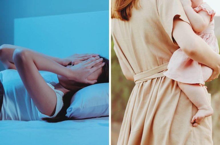 wanita mimpi dukung bayi