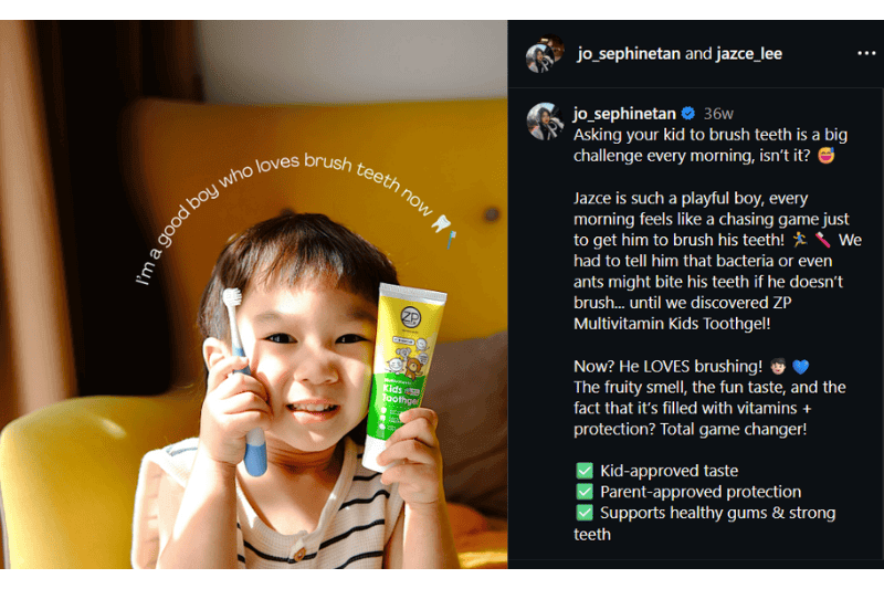 review ZP Multivitamin Kids Toothgel
