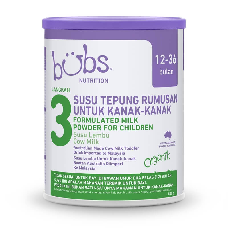 Bubs Organic® Grass Fed Toddler Milk Stage 3