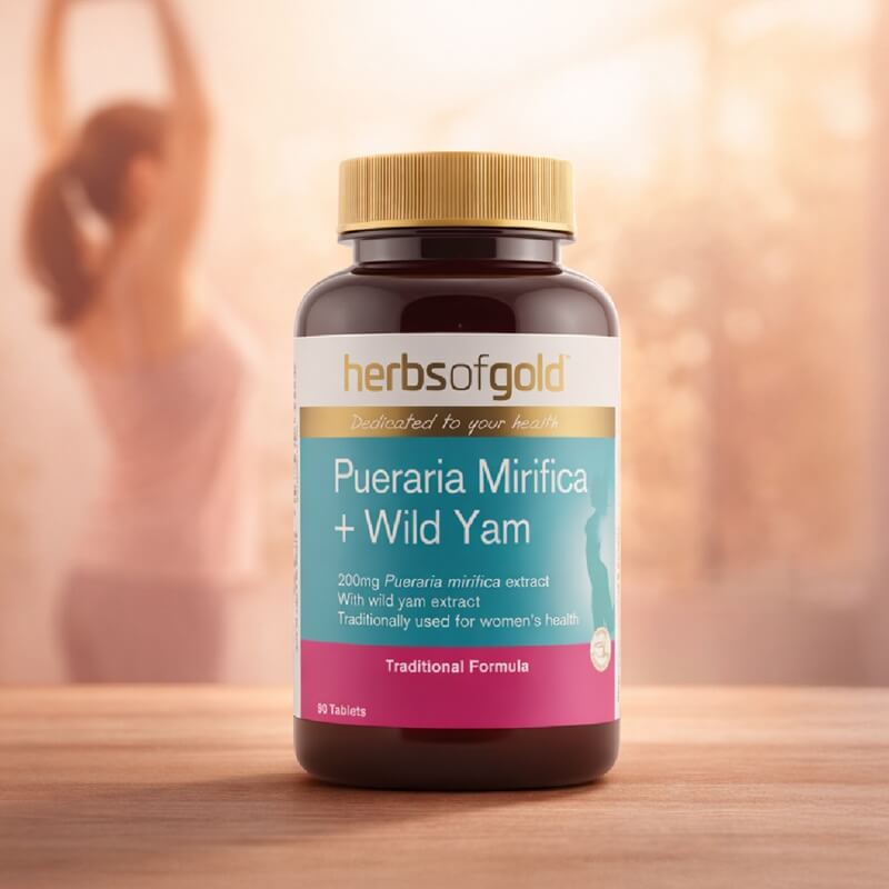 herbs of gold pueraria mirifica + wild yam
