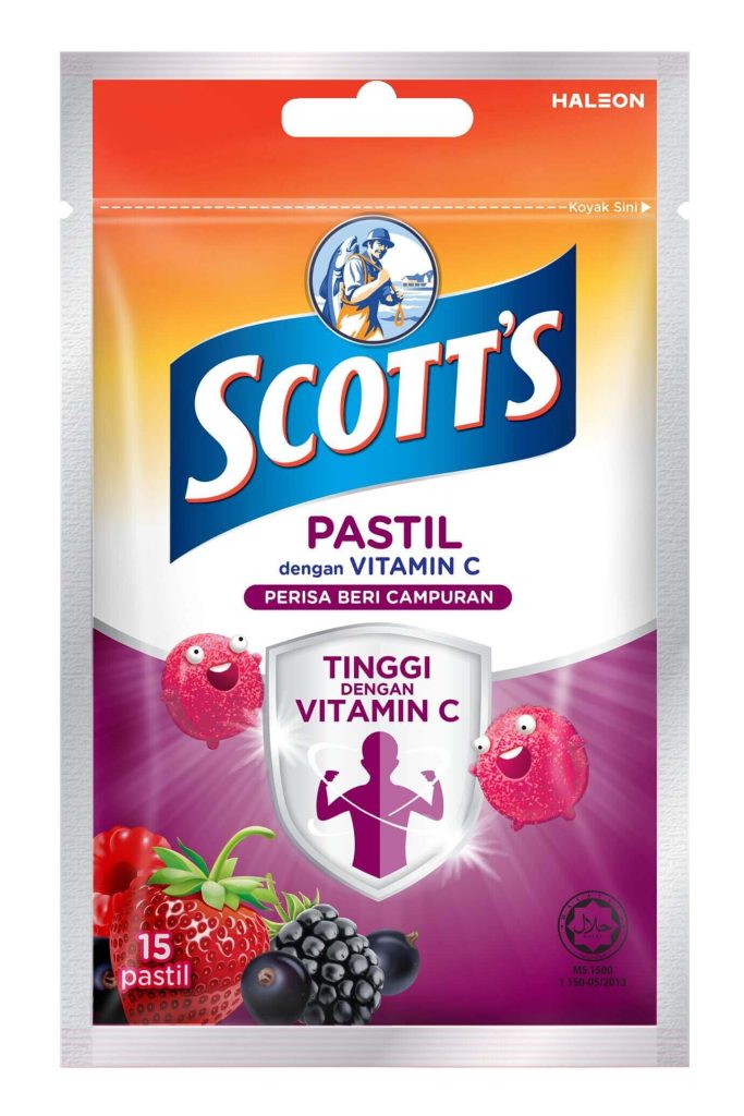 Scott's Vitamin C Pastilles_Mixed Berries 15s
